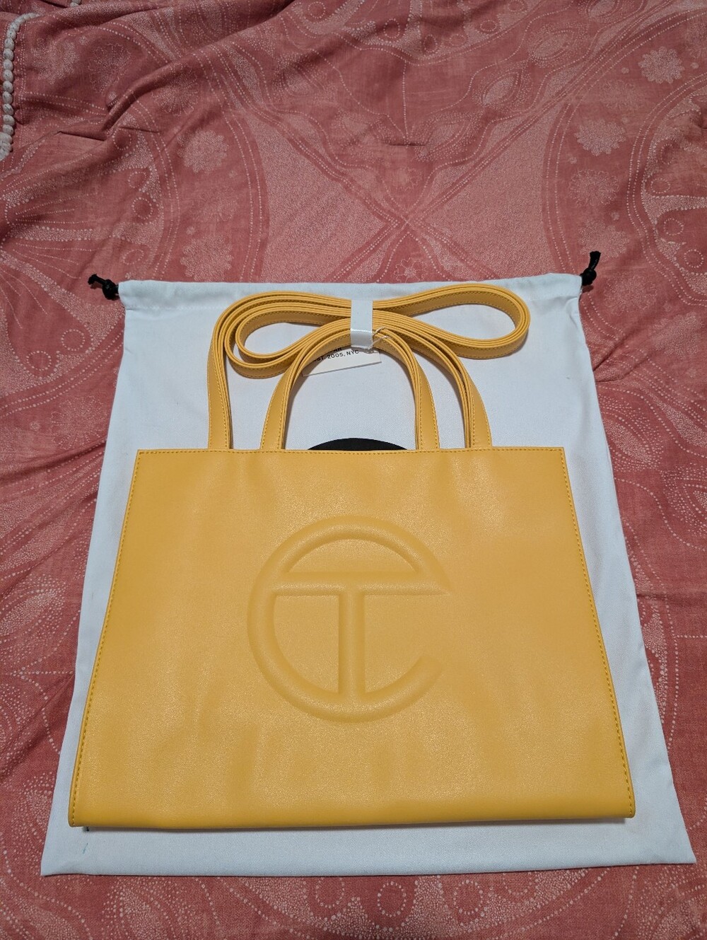 Telfar Mustard Yellow Large Bag